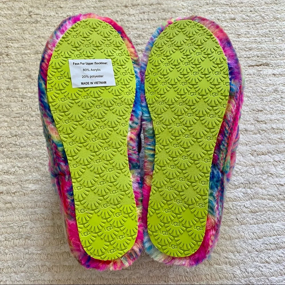 NWT Ugg Fluff Yeah Pixelate slippers
